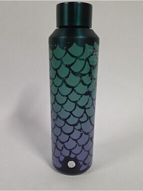 Brand New Starbucks Mermaid Purple Green 20 Oz. Vacuum Insulated Water Bottle